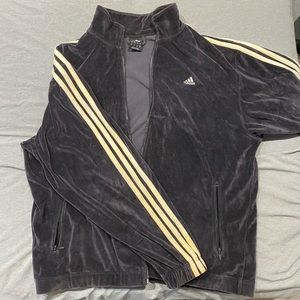 Addidas vintage suede coach jacket